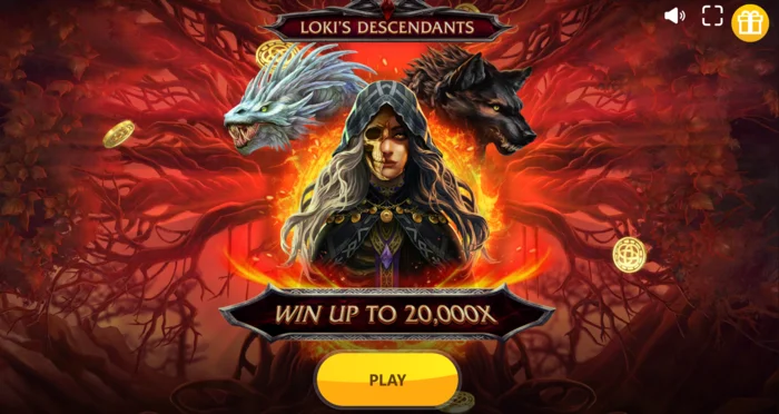 Loki's Descendants – pagrindinis ekranas su 3-4-3-4-3 būgnų išdėstymu